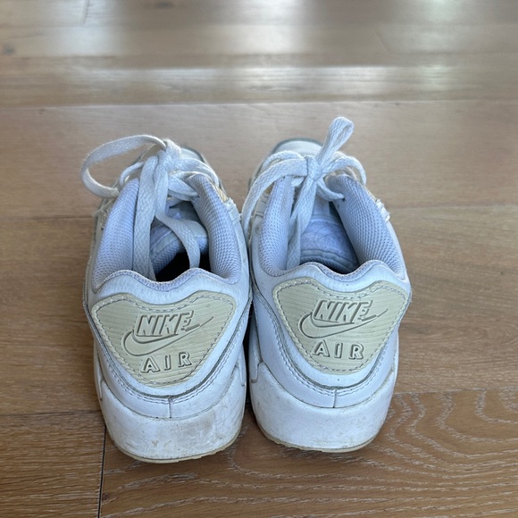 Nike White and Cream Air Sneakers - Picture 2 of 3